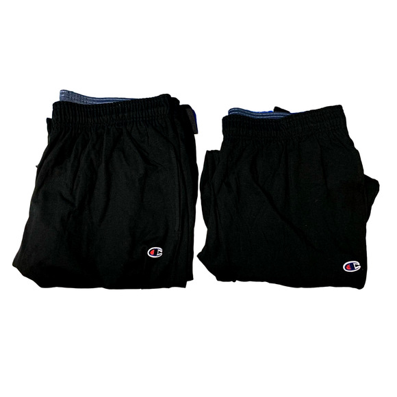 Champion XL Men's Open Bottom Jersey Pants Gym w/ Pockets Authentic Light Weight - Picture 4 of 10
